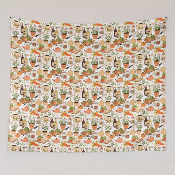 Item preview, Vintage Garden Pantry Seamless  designed and sold by KJackArtwork.