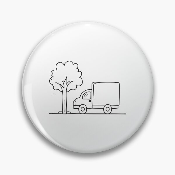 Item preview, Truck Resting Under Tree in Parking Lot designed and sold by rasagamastore.