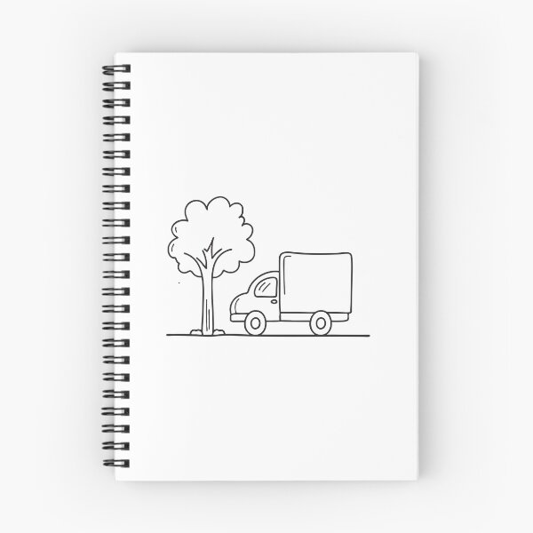 Item preview, Truck Resting Under Tree in Parking Lot designed and sold by rasagamastore.