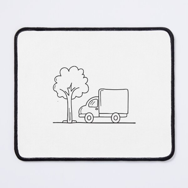 Item preview, Truck Resting Under Tree in Parking Lot designed and sold by rasagamastore.