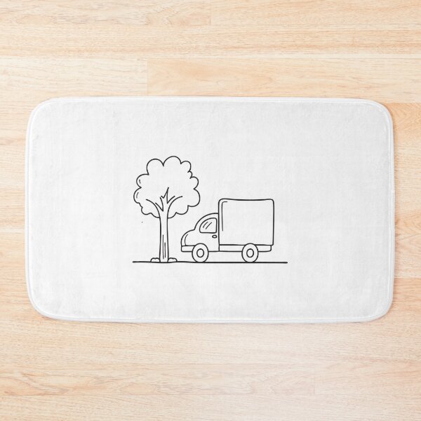 Item preview, Truck Resting Under Tree in Parking Lot designed and sold by rasagamastore.
