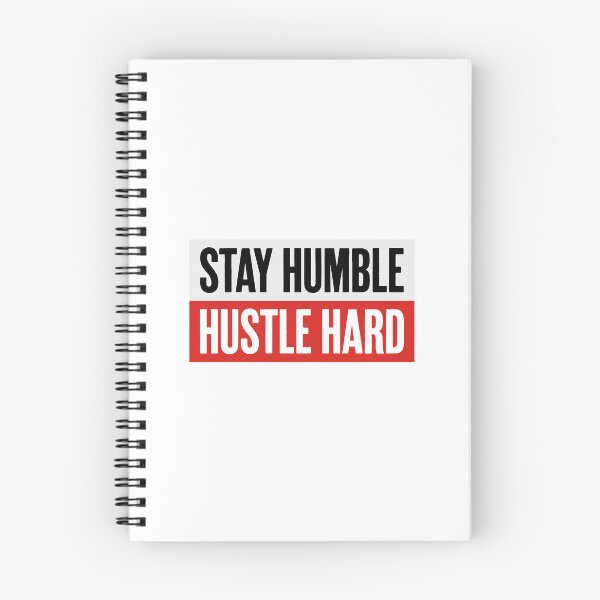 Item preview, Stay Humble Hustle Hard Motivational Quote Typography sign Vector Illustration Modern Bold Text Graphic Design Element designed and sold by AtonuHaque.