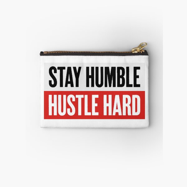 Item preview, Stay Humble Hustle Hard Motivational Quote Typography sign Vector Illustration Modern Bold Text Graphic Design Element designed and sold by AtonuHaque.