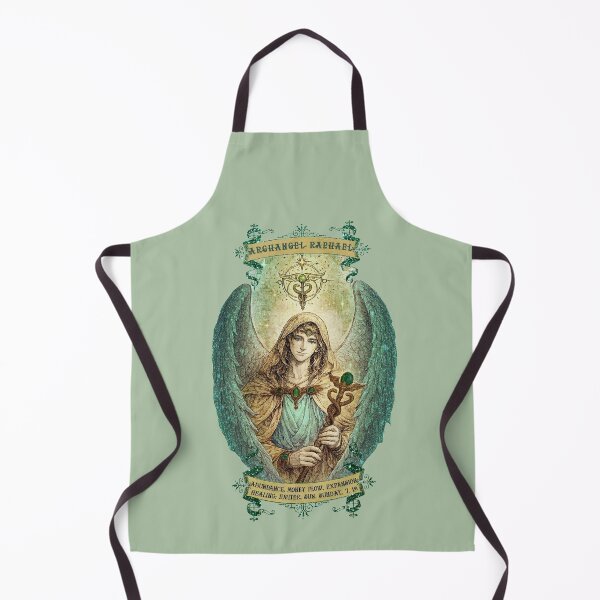 Item preview, Beautiful Archangel Raphael - Royal Green - Visualise Invisible designed and sold by VisualiseIt.