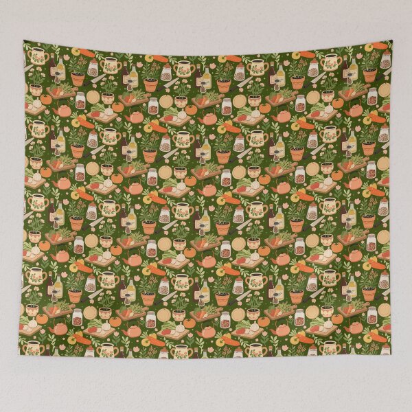 Item preview, Vintage Garden Pantry Seamless  designed and sold by KJackArtwork.