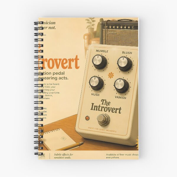 Item preview, The Introvert — Vintage Modulation Guitar Pedal Parody designed and sold by Mantramontics.