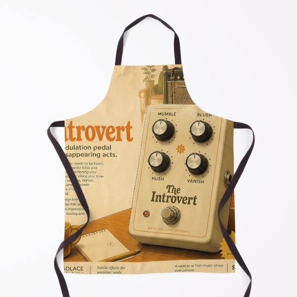 Item preview, The Introvert — Vintage Modulation Guitar Pedal Parody designed and sold by Mantramontics.