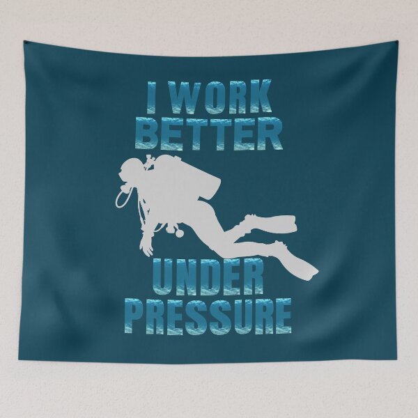 Item preview, I work better under pressure designed and sold by gomood.