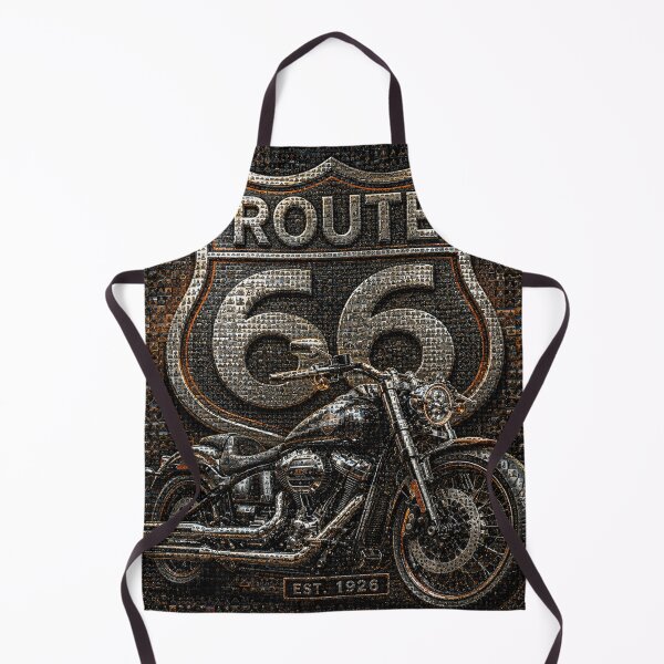 Item preview, Route 66 Chrome Mosaic Edition | Premium 3D Harley designed and sold by JcAbstractArt.