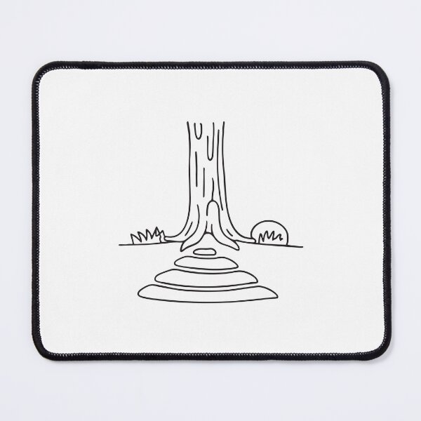 Item preview, Tree Trunk Behind Stone Pathway designed and sold by rasagamastore.