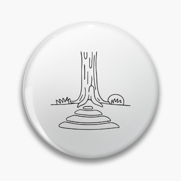 Item preview, Tree Trunk Behind Stone Pathway designed and sold by rasagamastore.