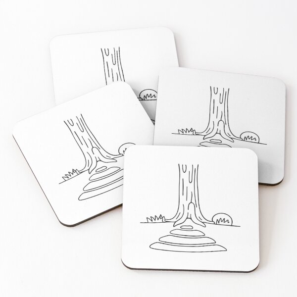 Item preview, Tree Trunk Behind Stone Pathway designed and sold by rasagamastore.