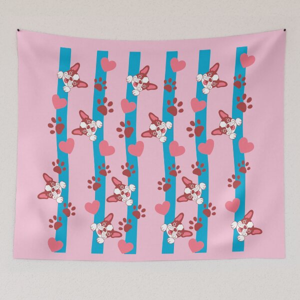 Item preview, Pet lover cute bulldog stripe pattern designed and sold by Colorfulman.