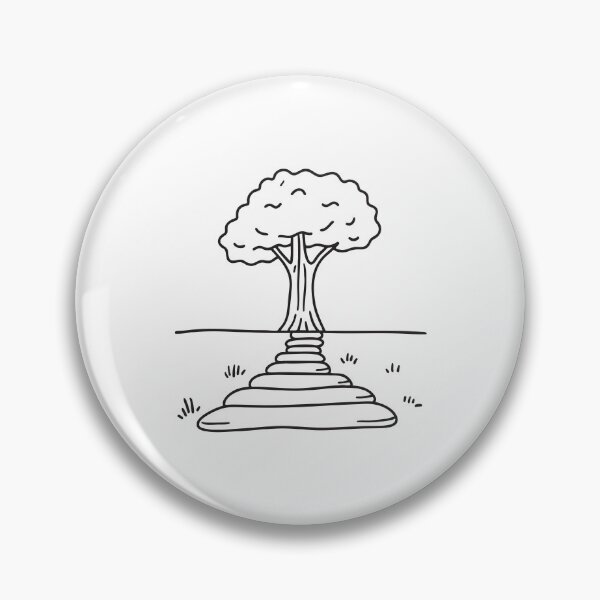 Item preview, Tree Trunk Along Stone Garden Path designed and sold by rasagamastore.