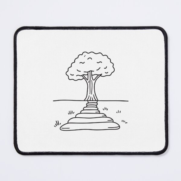 Item preview, Tree Trunk Along Stone Garden Path designed and sold by rasagamastore.
