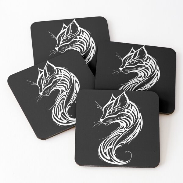 Item preview, Modern Calligraphic Cat ORNAMENT designed and sold by elmuna.