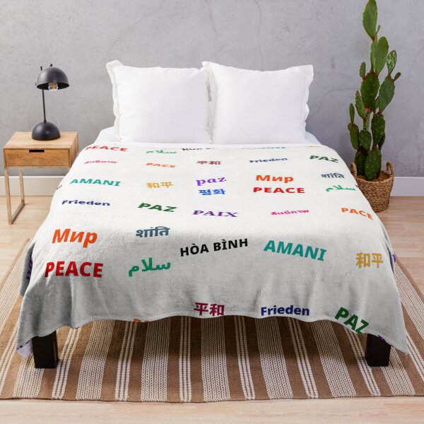 Item preview, Multilingual World Peace Typography Streetwear designed and sold by SOOstudio73.