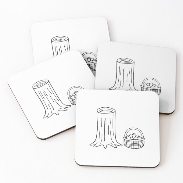 Item preview, Tree Trunk Near Basket Filled with Acorns designed and sold by rasagamastore.