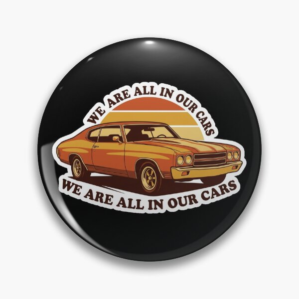 Item preview, We Are All In Our Cars Vintage Retro Sunset Style Graphic . designed and sold by AGawas.