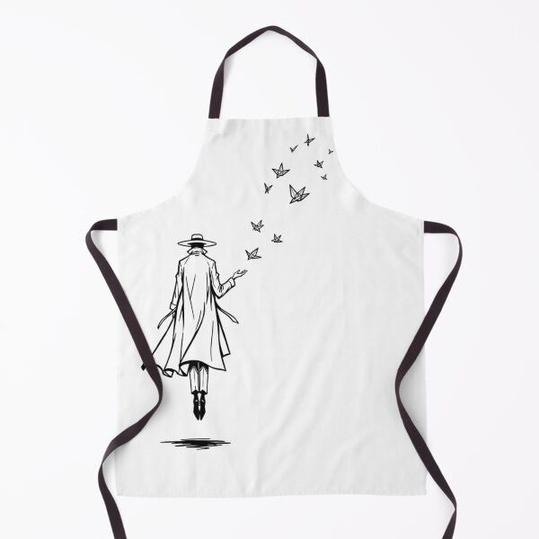 Item preview, Minimalist Levitating Man with Origami Birds Art by Vintry off. designed and sold by VintryOff.