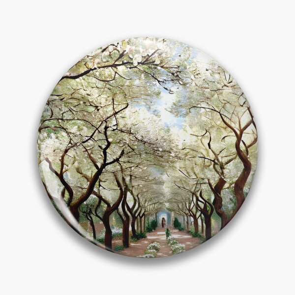Item preview, Orchard in Bloom: Impression of Springtime Radiance, Blossoming Trees designed and sold by artdesignsnow.