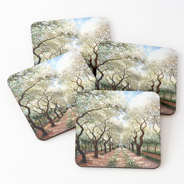 Item preview, Orchard in Bloom: Impression of Springtime Radiance, Blossoming Trees designed and sold by artdesignsnow.