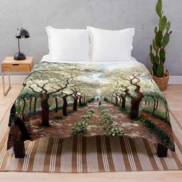 Item preview, Orchard in Bloom: Impression of Springtime Radiance, Blossoming Trees designed and sold by artdesignsnow.