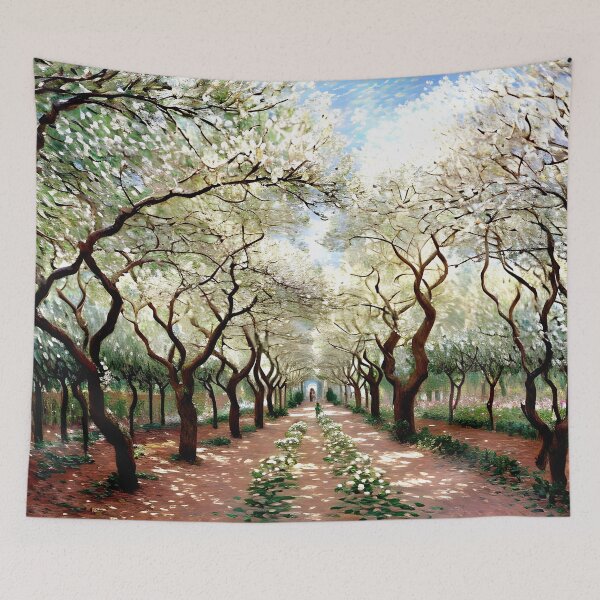 Item preview, Orchard in Bloom: Impression of Springtime Radiance, Blossoming Trees designed and sold by artdesignsnow.