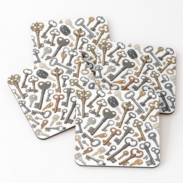 Item preview, Vintage & Modern Keys Clipart Bundle PNG – Antique, Medieval & Modern Key Collection designed and sold by Hookesmode.