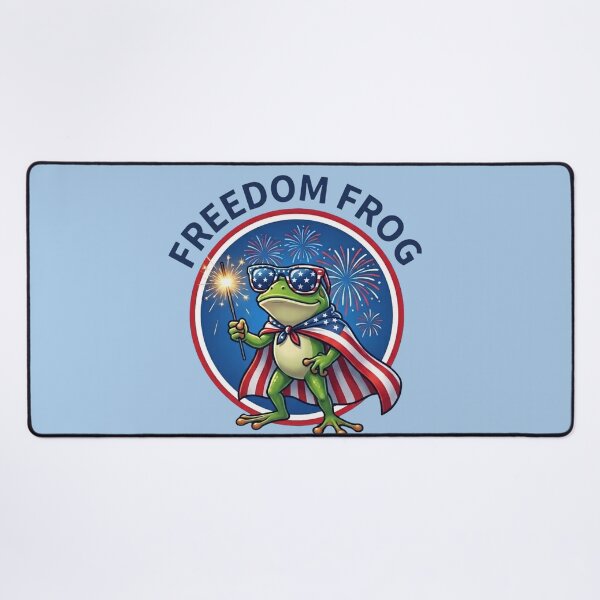 Item preview, Freedom Frog Shirt – Land Of The Free Home Of The Frog Funny Patriotic T-Shirt designed and sold by ZyxDes.