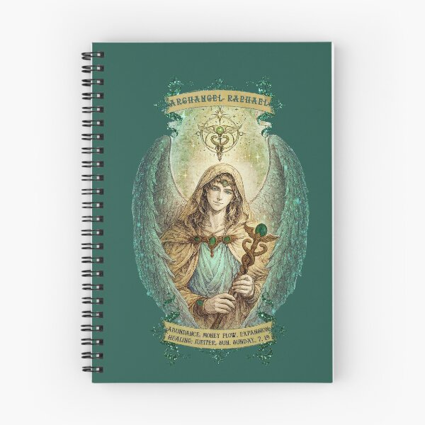 Item preview, Beautiful Archangel Raphael - Royal Deep Green - Visualise Invisible designed and sold by VisualiseIt.