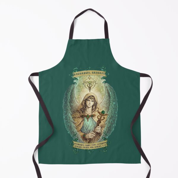 Item preview, Beautiful Archangel Raphael - Royal Deep Green - Visualise Invisible designed and sold by VisualiseIt.