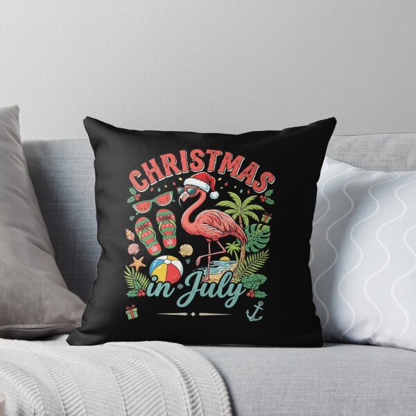 Item preview, Christmas In July Flamingo Beach designed and sold by dudelinart.