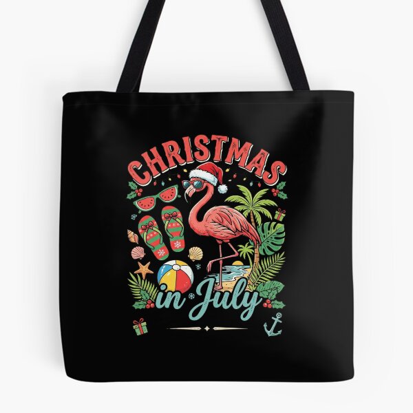 Item preview, Christmas In July Flamingo Beach designed and sold by dudelinart.