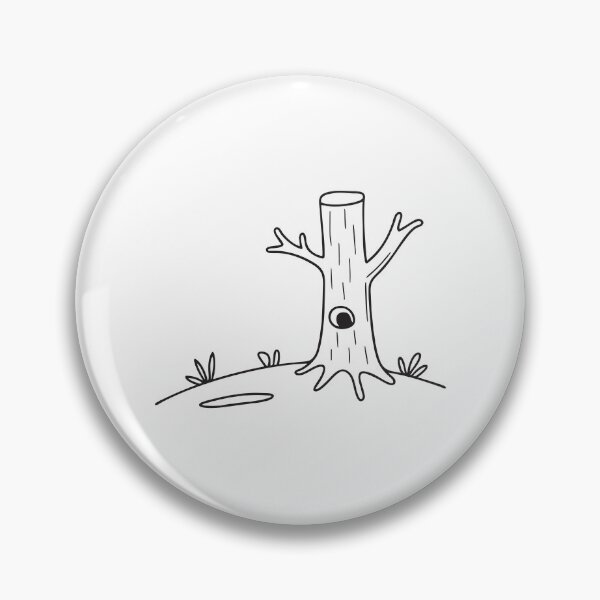 Item preview, Tree Trunk Adjacent to Squirrel Burrow designed and sold by rasagamastore.
