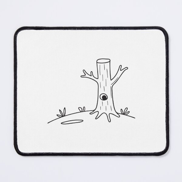 Item preview, Tree Trunk Adjacent to Squirrel Burrow designed and sold by rasagamastore.