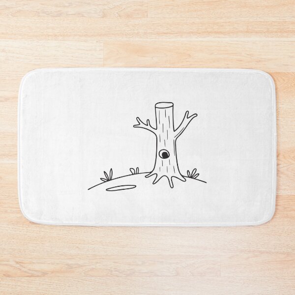 Item preview, Tree Trunk Adjacent to Squirrel Burrow designed and sold by rasagamastore.