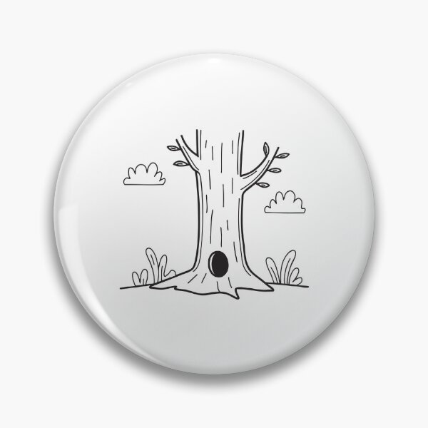 Item preview, Tree Trunk Beside Squirrel Habitat Hole designed and sold by rasagamastore.