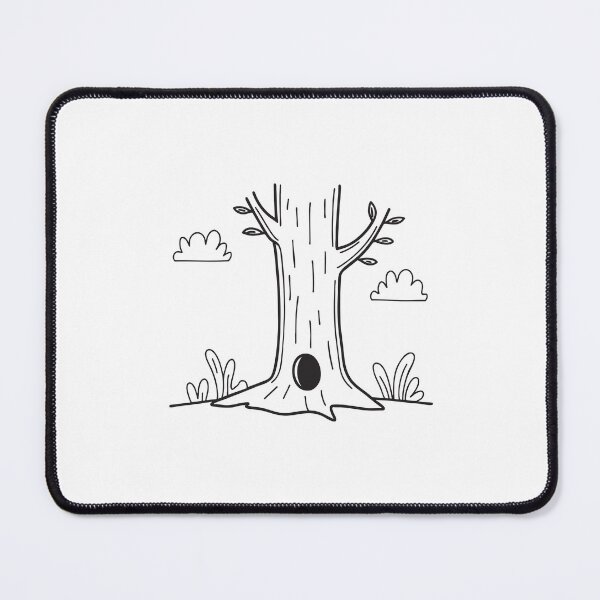 Item preview, Tree Trunk Beside Squirrel Habitat Hole designed and sold by rasagamastore.