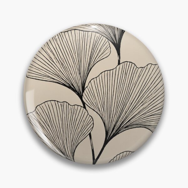 Item preview, Minimalist Ginkgo Biloba Botanical Leaf Illustration designed and sold by bosamji.