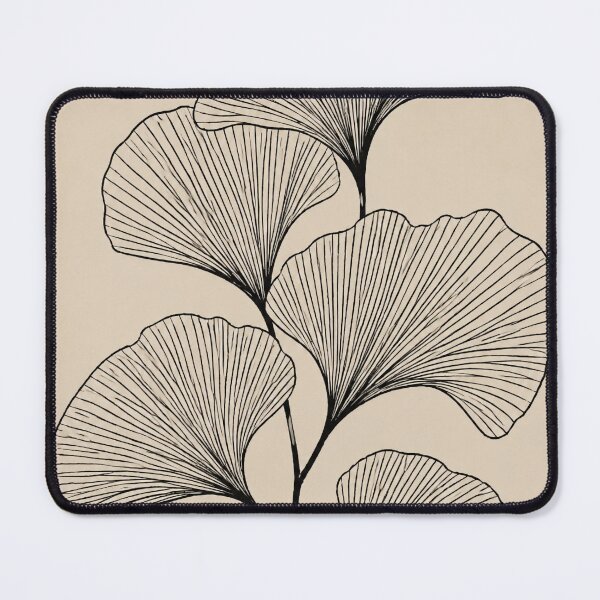 Item preview, Minimalist Ginkgo Biloba Botanical Leaf Illustration designed and sold by bosamji.