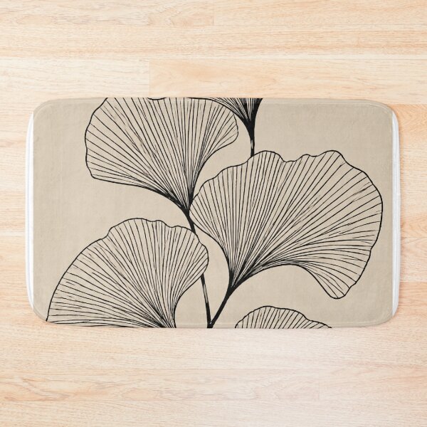 Item preview, Minimalist Ginkgo Biloba Botanical Leaf Illustration designed and sold by bosamji.