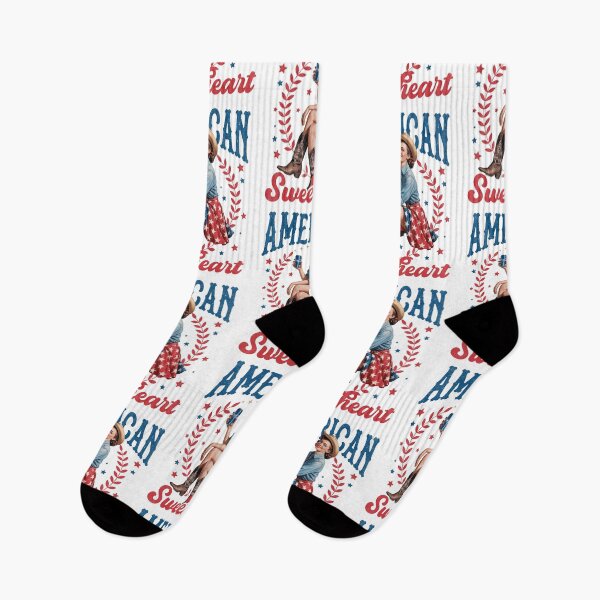 Item preview, American Sweetheart Retro Patriotic Country Girl gift designed and sold by CleanDecor.