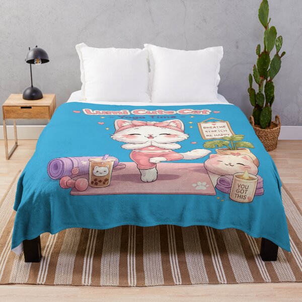 Item preview, Lumi Cute Cat – Morning Stretch – Yoga Time designed and sold by Mochi Studio.