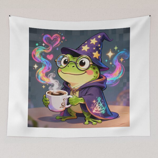 Item preview, Funny Fantasy Wizard Cartoon Tee designed and sold by PixelStyle Studio.