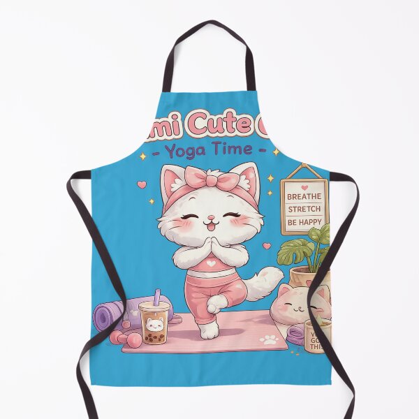 Item preview, Lumi Cute Cat – Morning Stretch – Yoga Time designed and sold by Mochi Studio.
