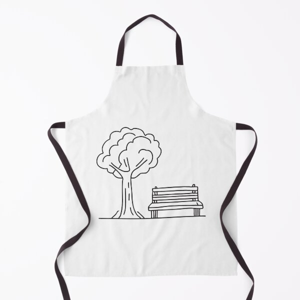 Item preview, Tree Trunk Beside Park Bench designed and sold by rasagamastore.