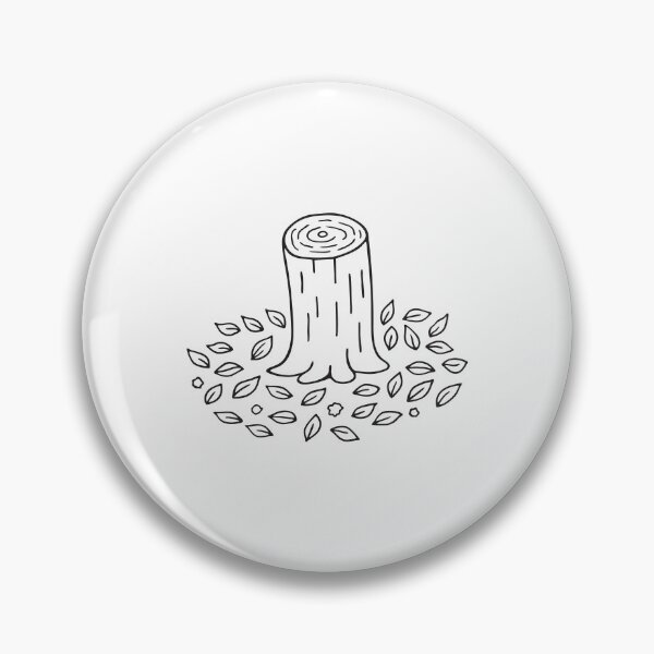 Item preview, Tree Trunk Surrounded by Fallen Leaves designed and sold by rasagamastore.