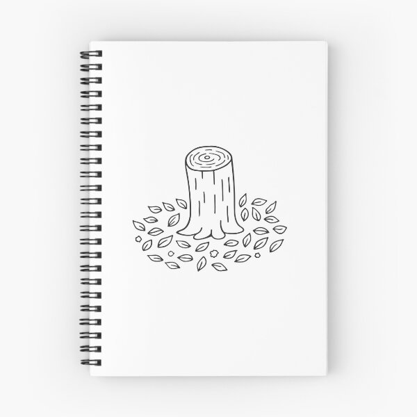 Item preview, Tree Trunk Surrounded by Fallen Leaves designed and sold by rasagamastore.