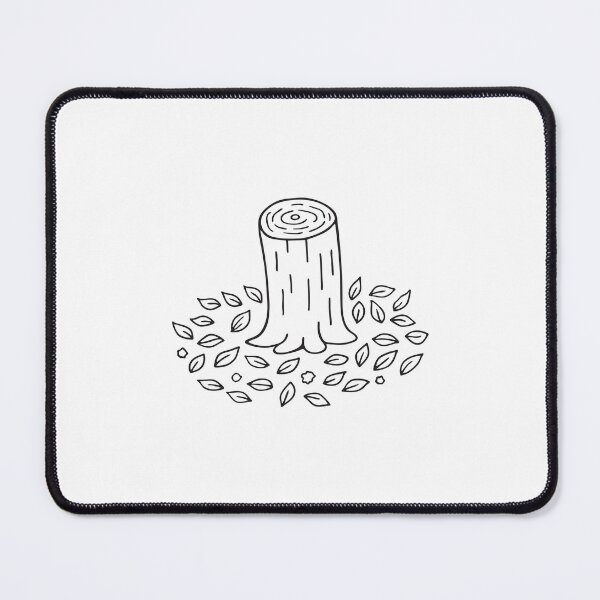 Item preview, Tree Trunk Surrounded by Fallen Leaves designed and sold by rasagamastore.